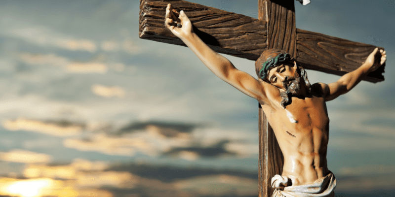 Jesus died but he rose again. There is hope in him. He made satan out to be a liar.