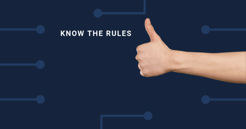 know the rules
