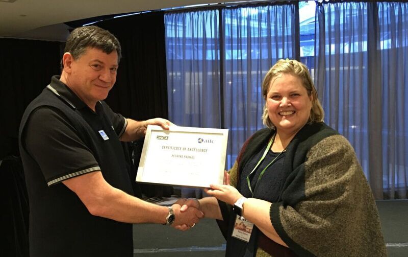 aifc student Petrina Padmos VET Student Award Winner 2017
